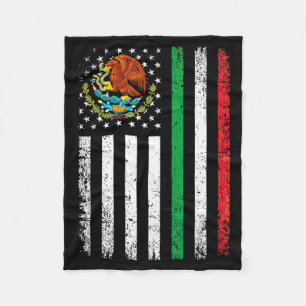 Manta Polar bandera mexicano americana raíces mexicanas méxico