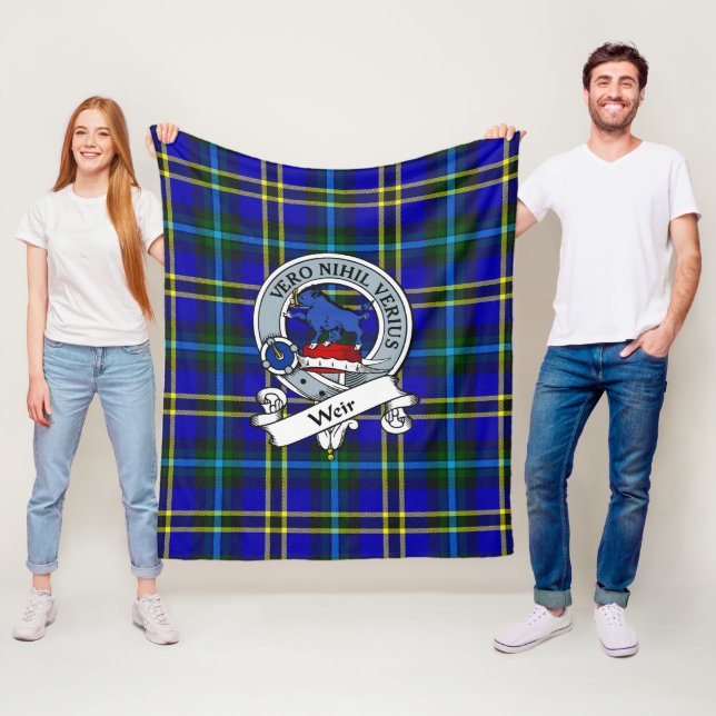 Manta Polar Bandera moderna de clan Tartan Plaid (In situ)