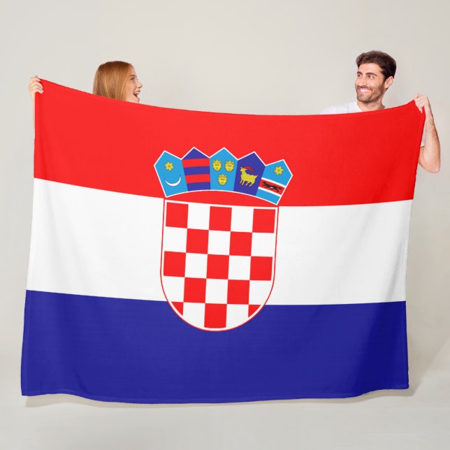 Manta Polar Bandera nacional de Croacia Zastava Hrvatske grand (In situ)