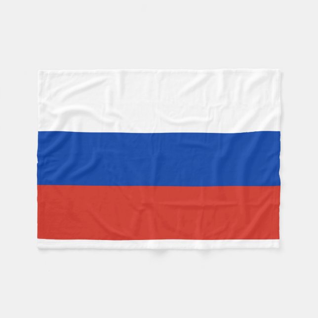 Manta Polar Bandera nacional de Rusia (Frente (Horizontal))
