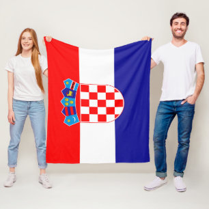 Manta Polar Bandera nacional del medio de Croacia Zastava