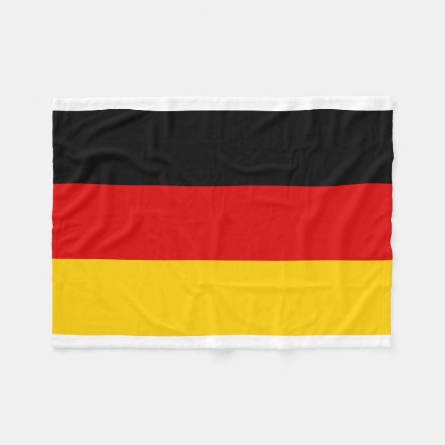 Manta Polar Bandera nacional del mundo de Alemania (Frente (Horizontal))