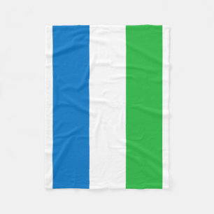 Manta Polar Bandera nacional del mundo del Sierra Leone