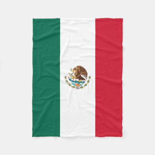 Manta Polar Bandera Nacional Mexicana (Anverso)