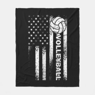 Manta Polar Bandera norteamericana de voleibol Fun EEUU Patrió