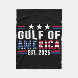 Manta Polar Bandera Norteamericana Retro Gulf Of Usa America 2