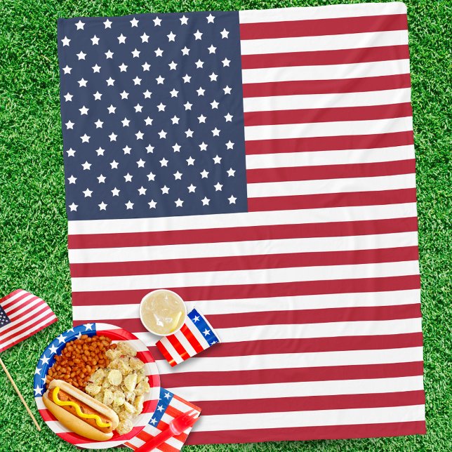 Manta Polar Bandera Patriótica Americana Estados Unidos (Subido por el creador)