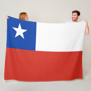 Manta Polar Bandera patriótica chilena