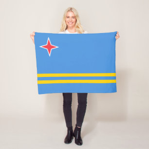 Manta Polar Bandera patriótica de Aruba