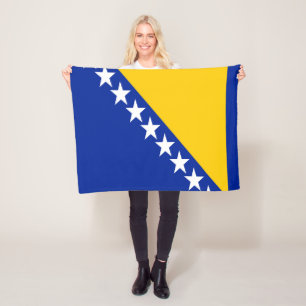 Manta Polar Bandera patriótica de Bosnia Herzegovina