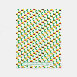 Manta Polar BANDERA Patriótica DE GUYANA