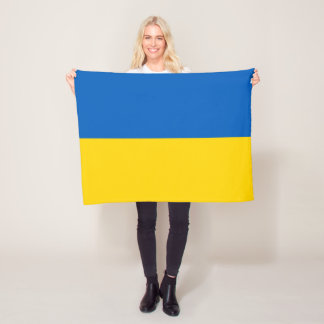 Manta Polar Bandera patriótica de Ucrania