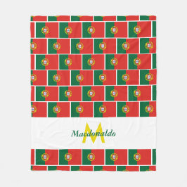 Manta Polar BANDERA PORTUGUESA personalizada
