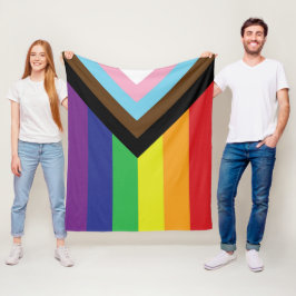 Manta Polar Bandera progresista LGBTQIA
