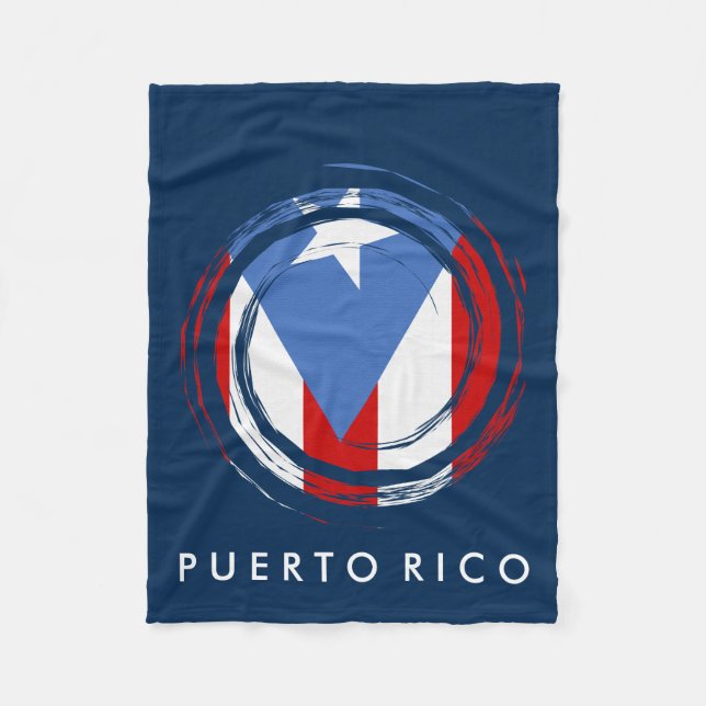 Manta Polar Bandera puertorriqueña (Anverso)