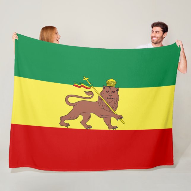 Manta Polar Bandera rastafari (Rastafarianismo) (Rasta) (In situ)