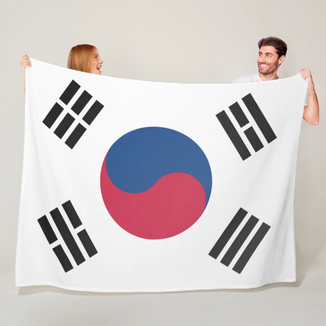 Manta Polar Bandera surcoreana (In situ)