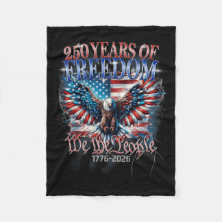 Manta Polar Bandera Vintage 250 Años Americana 1776 2026 250º