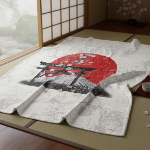 Manta Polar Bandera y símbolos de Japón ID153