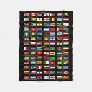 Manta Polar Banderas De Los Países Del Mundo Internacional