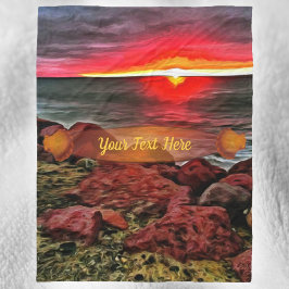 Manta Polar Banderas Rocky Sunset 914