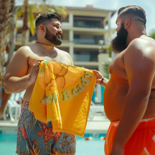 Manta Polar ¡Baño De Oso, Listo Para La Playa! Nº 7