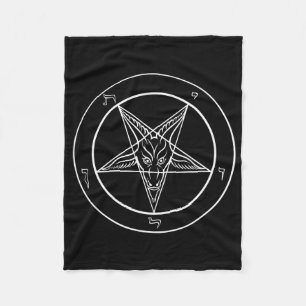 Manta Polar Baphomet 30x40 combinado