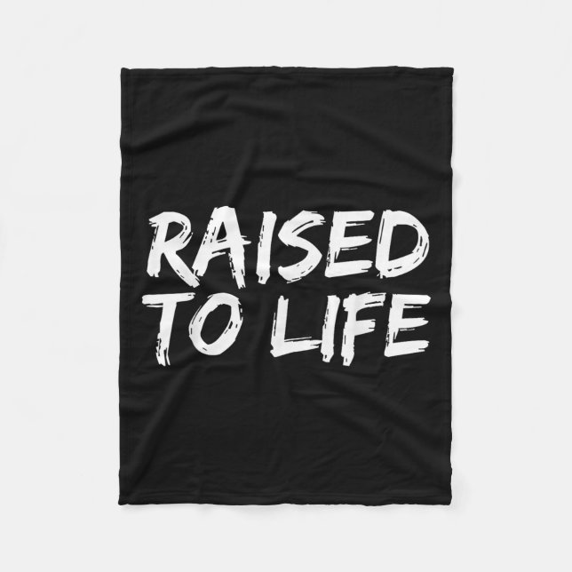 Manta Polar Baptism Gift New Christians Baptismal Quote Raised (Anverso)