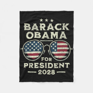 Manta Polar Barack Obama de época para Presidente 2028 - Obama