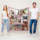 Manta Polar Barato Photo Blanket Collage Moderno BFF<br><div class="desc">Sumérjase en recuerdos preciados con nuestro "Collage de mantas de fotos baratas". Perfecto para crear un refugio acogedor y personalizado, esta manta cuenta con un collage de tus fotos favoritas, añadiendo calidez y nostalgia a tu espacio. Ya sea por una pieza de decoración única o por un regalo de corazón,...</div>