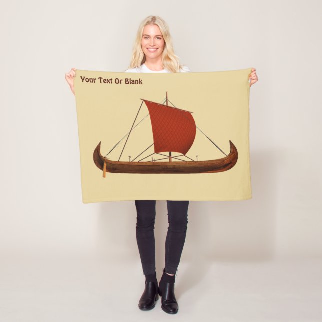 Manta Polar Barco vikingo Red Sail II (In situ)
