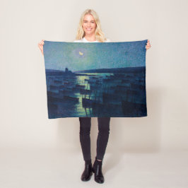 Manta Polar Barcos de pesca a la luz de la luna (Camaret, Fran