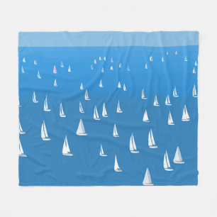 Manta Polar Barcos de vela en el mar azul profundo - Regatta