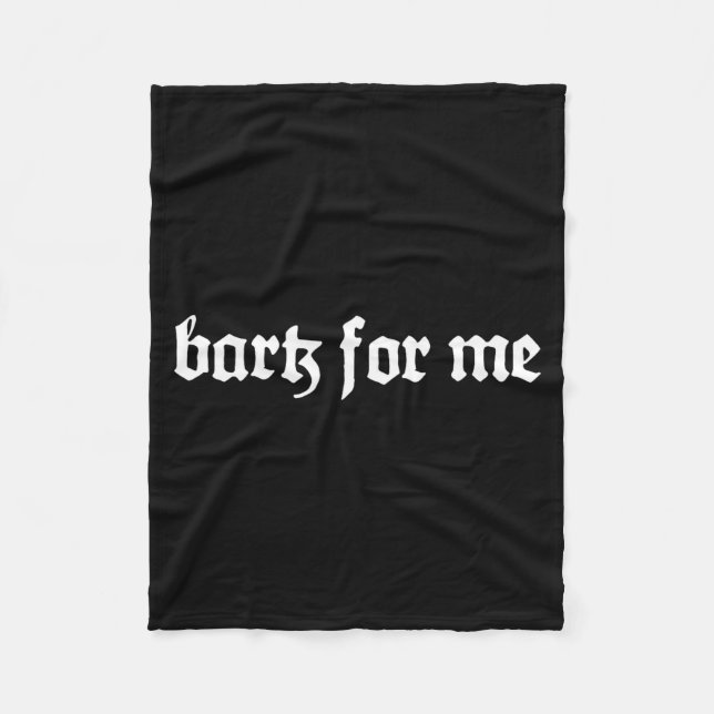 Manta Polar Bark For Me Gothic  (Anverso)