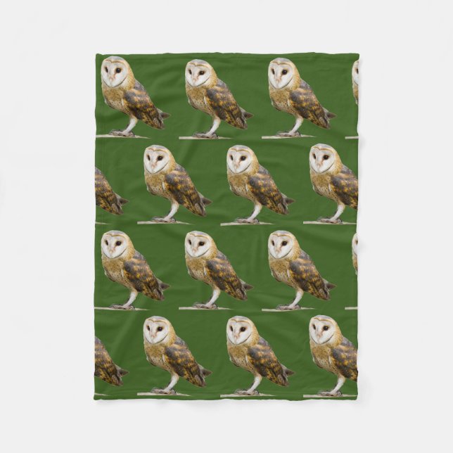 Manta Polar Barn Owl (Anverso)