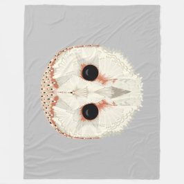 Manta Polar Barn Owl Fleece Blanket