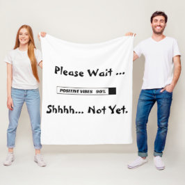 Manta Polar "Barra de carga" Guay Motivational Fleece Blanket