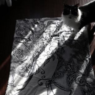 Manta Polar Barrido el arte pagano de la diosa de la tinta