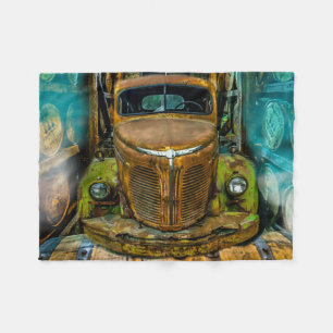 Manta Polar Barriles Whiskey para camiones antiguos