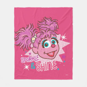 Manta Polar Barrio Sésamo   Abby Cadabby - Sparkle & Shine