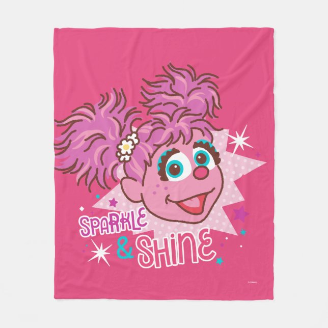 Manta Polar Barrio Sésamo | Abby Cadabby - Sparkle & Shine (Anverso)