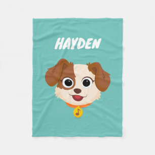 Manta Polar Barrio Sésamo Cara de tango Añadir su nombre