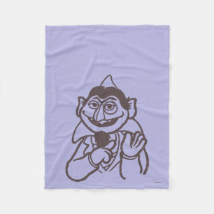 Manta Polar Barrio Sésamo Count von Count