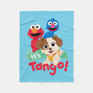 Manta Polar Barrio Sésamo   Es Tango con Elmo y Grover