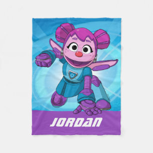 Manta Polar Barrio Sésamo   Mecha Builders Abby   Añadir nombr