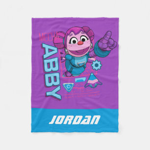 Manta Polar Barrio Sésamo Mecha Builders Abby Añadir nombr