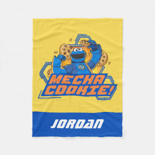 Manta Polar Barrio Sésamo Monstruo de la cookie Mecha Cookie