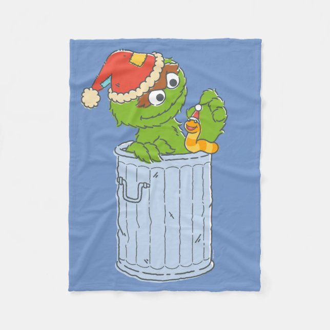 Manta Polar Barrio Sésamo | Óscar de Navidad de época (Anverso)