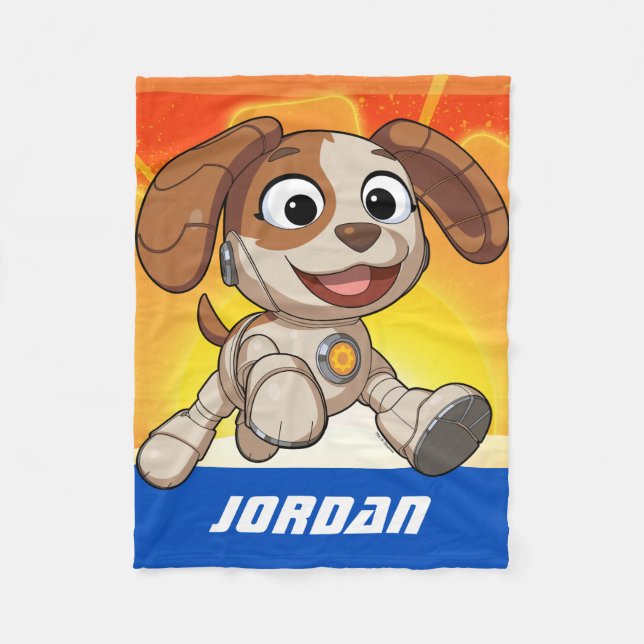 Manta Polar Barrio Sésamo | Tango de los edificios Mecha | Aña (Anverso)