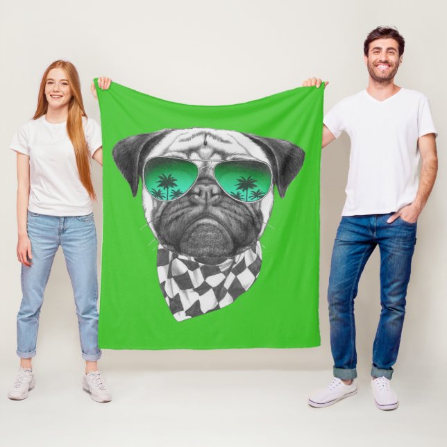 Manta Polar Barro amasado de Miami (In situ)